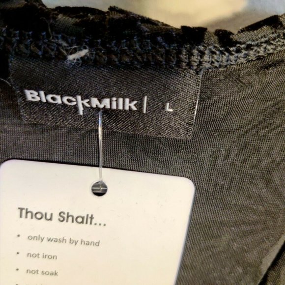 BlackMilk - Burned Velvet Wrap Dress - Limited - Picture 5 of 7